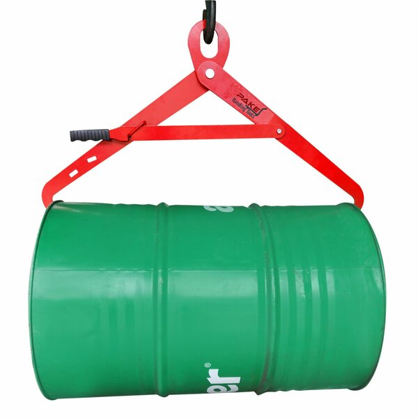 Pake Handling Tools Drum Lifter, 1100 lb. Cap, 55 Gal Drum Capacity PAKDL09